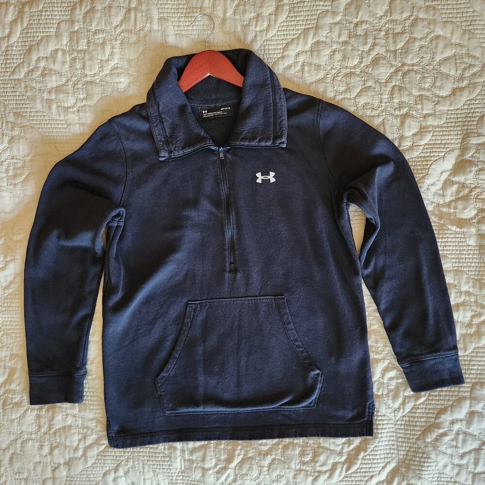 Under Armour Jacket Women's Large Black Pullover Outdoor Athletic sweater